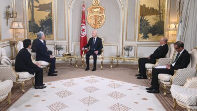 Kais Saied Recoit SAITO Jun l'ambassadeur du Japon à Tunis