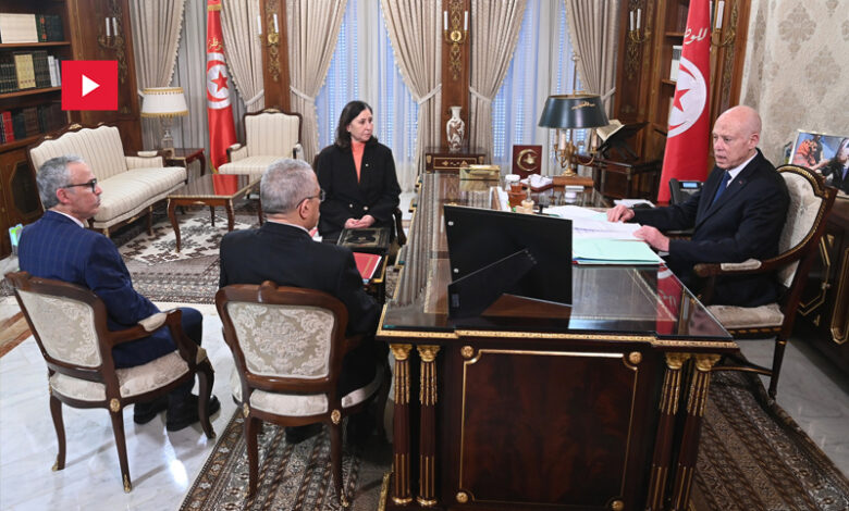 Kais Saied Reunion Palais de Carthage