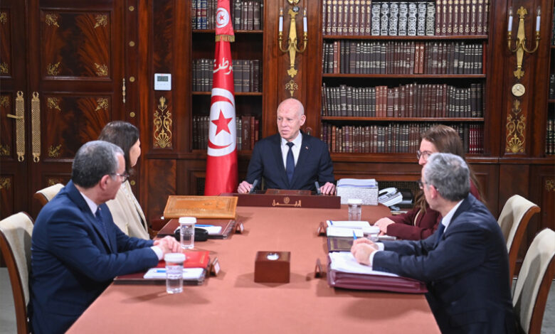 Kais Saied Reunion Palais de Carthage