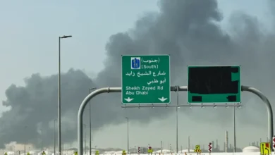 Missil iranien A Abudhabi Emirates