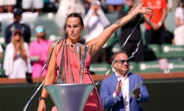 aryna sabalenka Indian Wells 2026