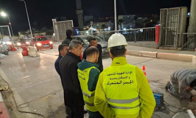 bizerte . pont mobile