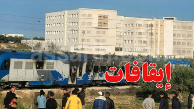 sousse incendie Train Kalaa Soghra