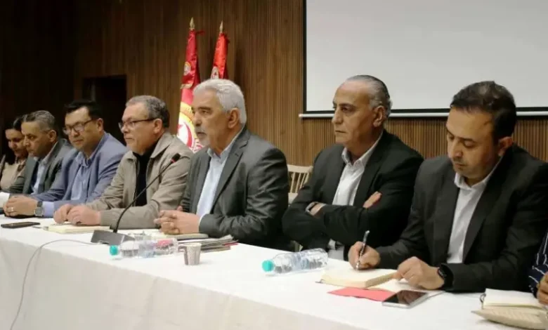 Le Conseil national d'administration de l'Union générale tunisienne du travail (UGTT), jeudi 16 avril 2026