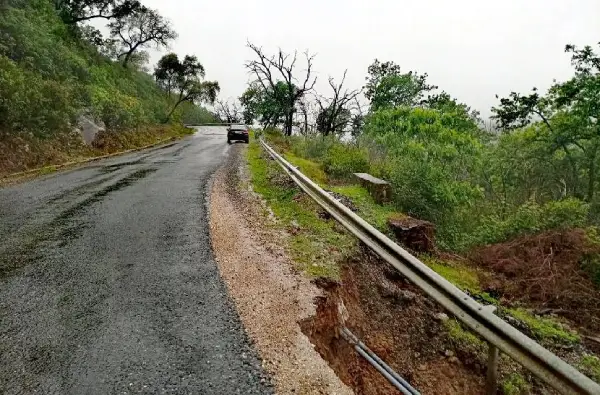 Nouveau glissement de terrain entre Boubouch et Hammam Bourguiba 02