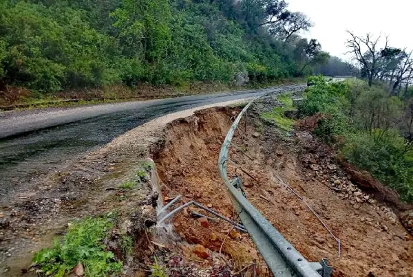Nouveau glissement de terrain entre Boubouch et Hammam Bourguiba 03