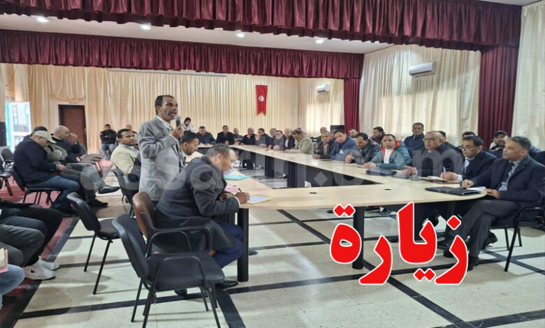Visite Ministre de l'equipement Sleh Zouari A Gasserine