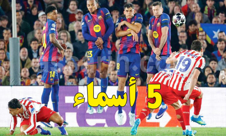 atletico wins 2-0 against 10 man barcelona