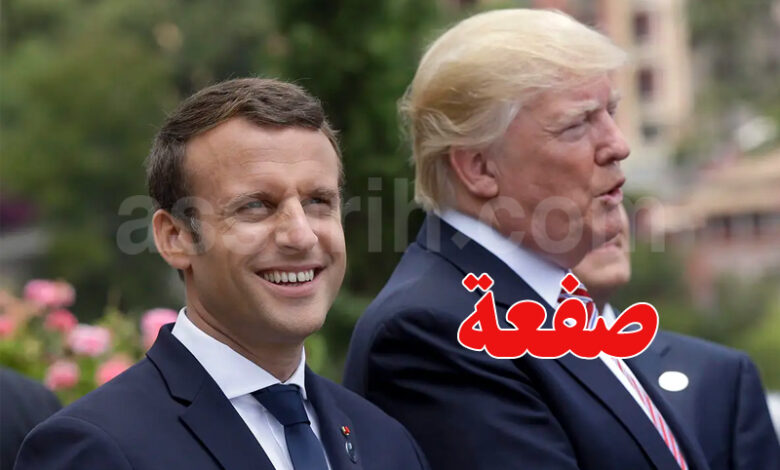 donald trump emmanuel macron