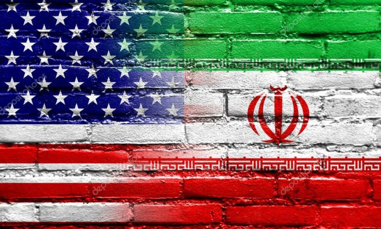 drapeau iran usa