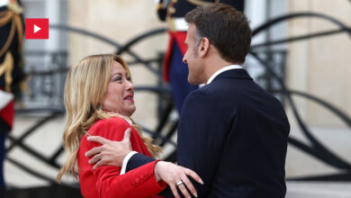 emmanuel macron giorgia meloni