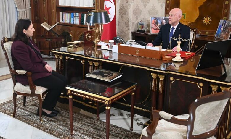 Kais Saied Sarra Zenezri Zaafrani