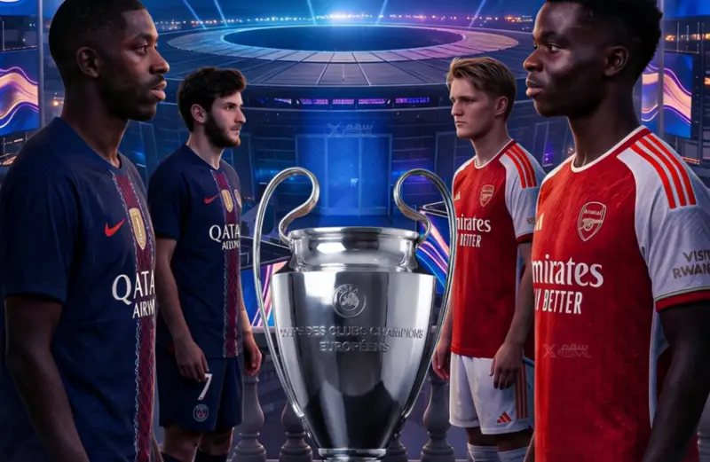مباراة النهائي بين سان جيرمان وأرسنال