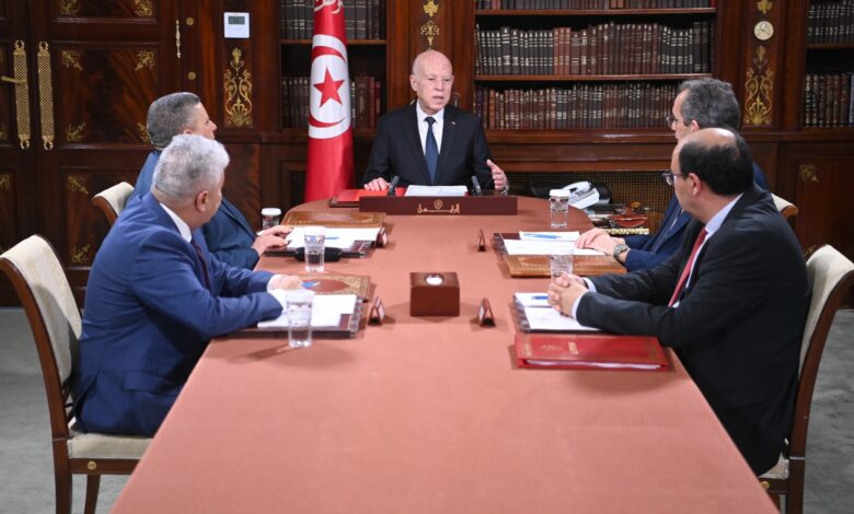 President de la République Kais Saied Reunion Palais de Carthage 11 Mai 2026