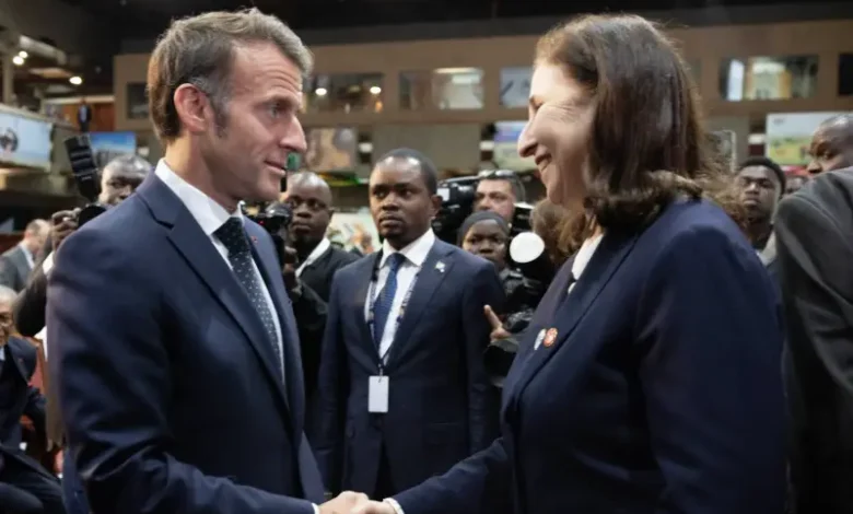 Sarah Zaafrani Zenezri Emmanuel Macron