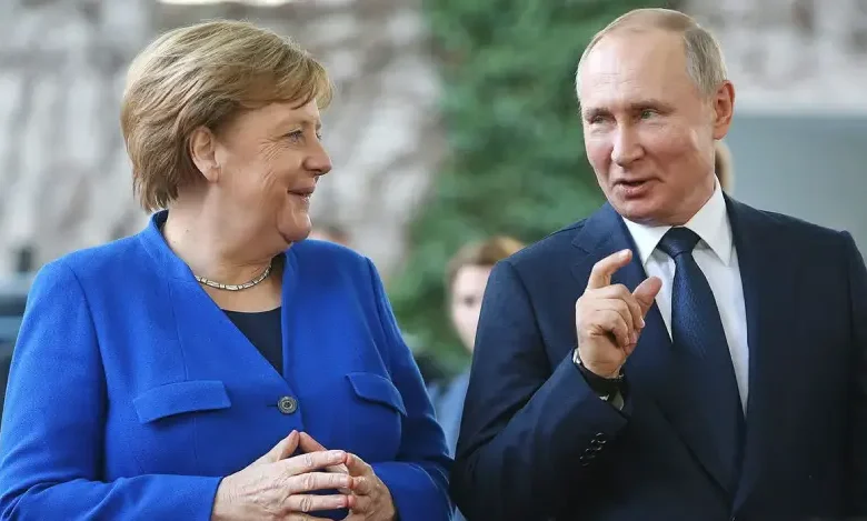 angela merkel vladimir putin