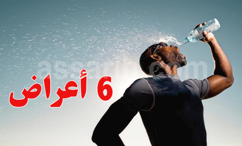 déshydratation boire de l'eau