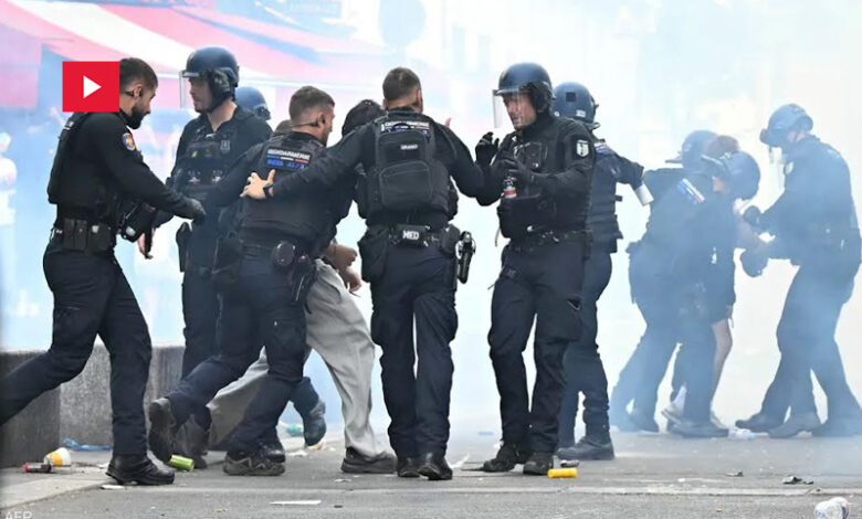 interpellations à Paris Sacre du PSG