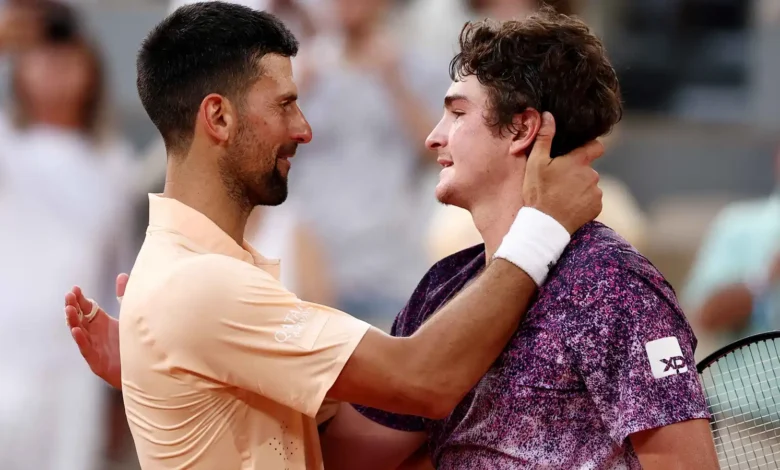 novak djokovic VS João Fonseca