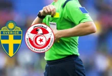 Arbitre du match Tunisie - Suède