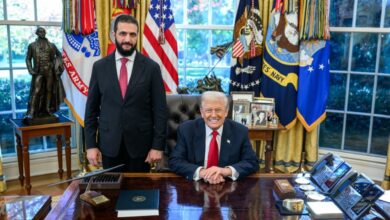 Donald trump ahmed al charaa