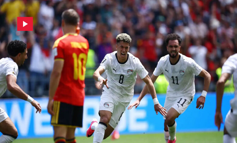 Egypte VS Belgique Foot
