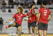 Entraînement de l'équipe nationale au Mexique