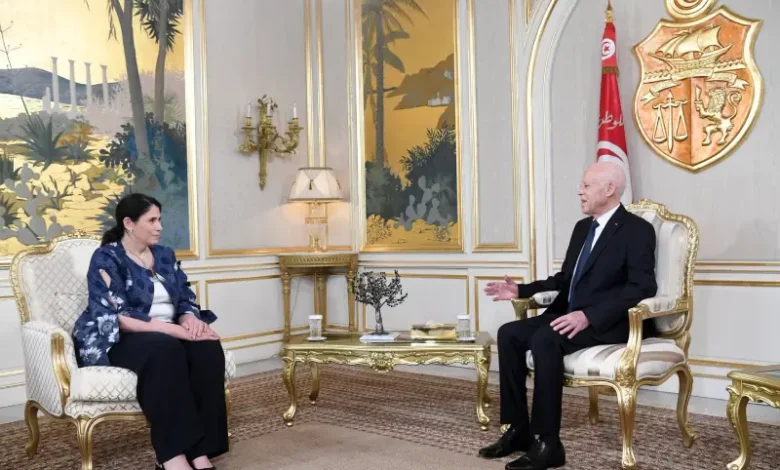 Kais Saied Salma Mlika Haddadi