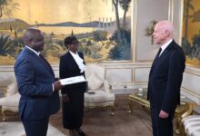 Kais Saied et Crispin MBADU PHANZU
