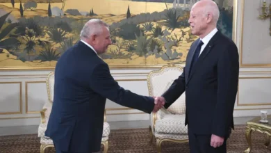 Kais saied et Ambassadeur Hongrie en Tunisie Lajos MILE
