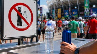 La FIFA interdit les bouteilles d'eau dans tous les stades de la Coupe du monde.