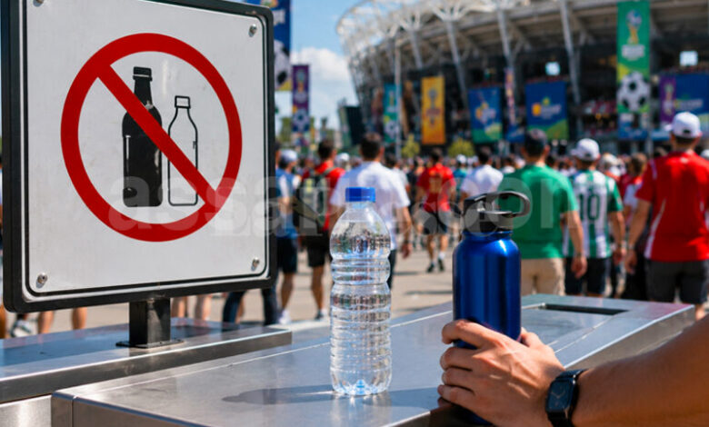 La FIFA interdit les bouteilles d'eau dans tous les stades de la Coupe du monde.