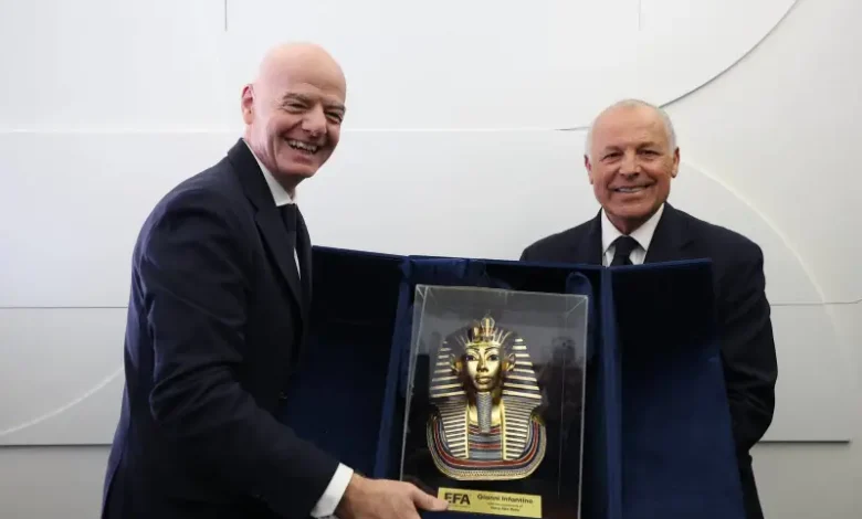 Le cadeau du président de la FIFA à l'Égypte