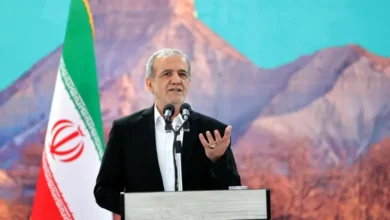 Le président iranien Masoud Pezeshkian