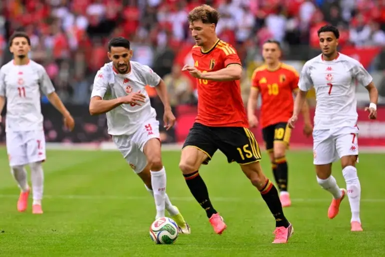 المنتخب يخسر أمام بلجيكا بخمسة أهداف