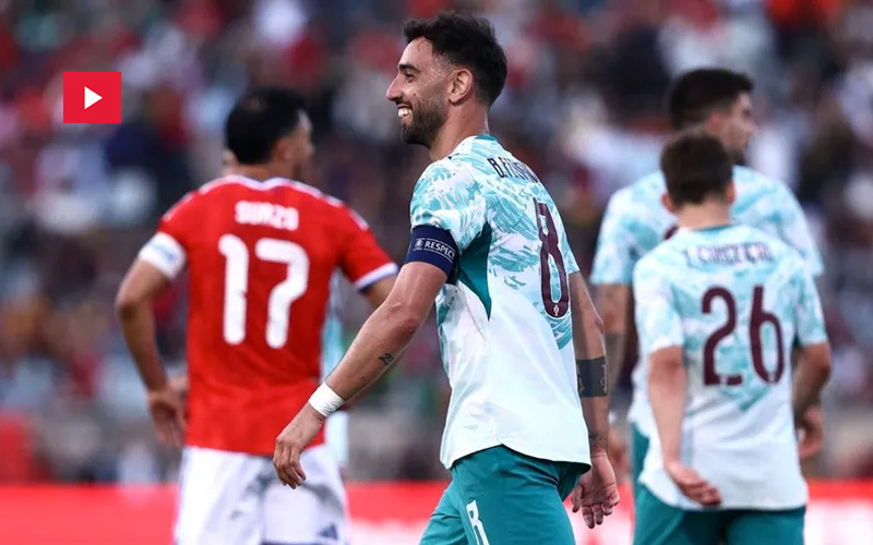 البرتغال تتفوق على تشيلي استعدادا للمونديال