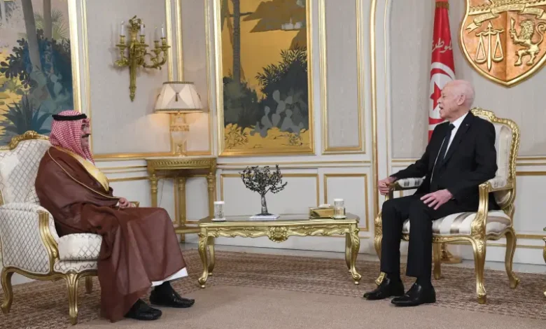 Président Kais saied et ambassadeur Arabie Saoudite en Tunisie