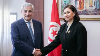 Sarra Zaafrani Zenezri Antonio Tajani