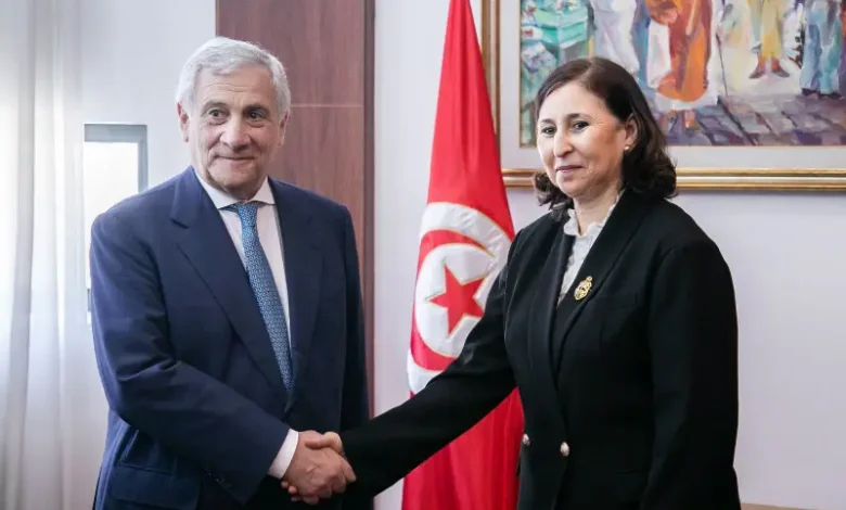 Sarra Zaafrani Zenezri Antonio Tajani