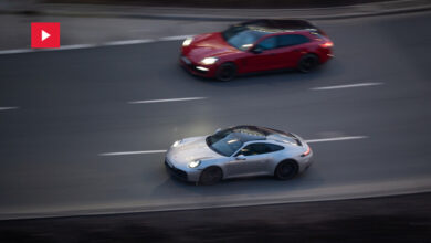 accident porsche 911 GTS audi RS 5