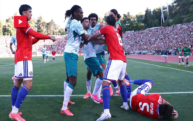 Portugal-Chile match becomes a harsh contest