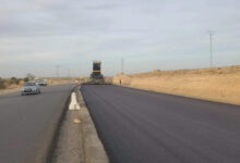 travaux de revêtement de la route Korba-Beni Khallad