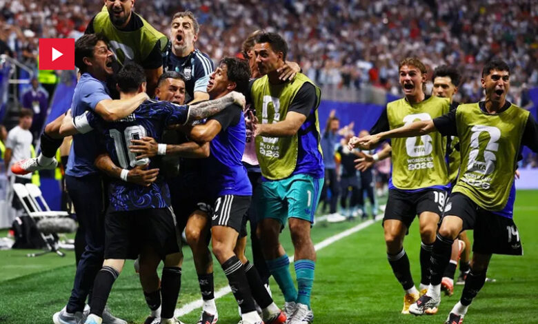 Argentine vs Angleterre