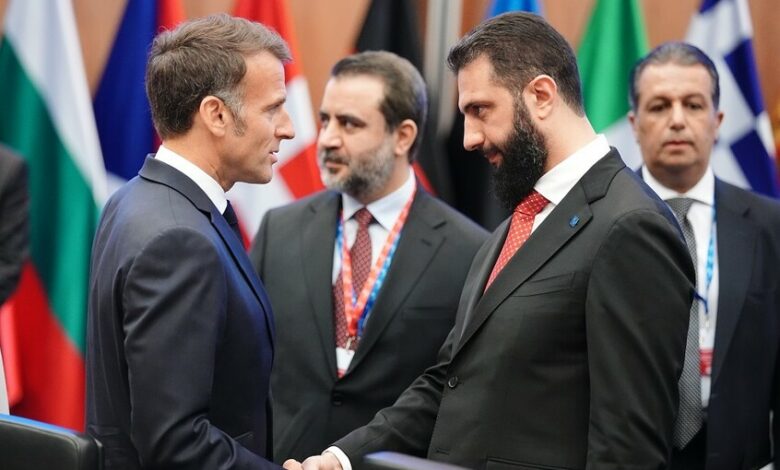 Emmanuel Macron Ahmed Charaa