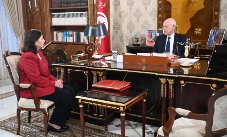 Kais Saied Sarra Zaafrani Zenezri