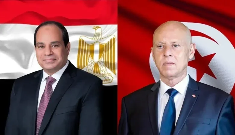Kais Saied et Abdelfatah Sissi