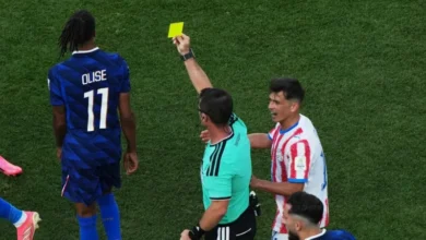 Olise carton jaune coupe du monde 2026