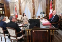 Président Kais Saied Réunion palais Carthage