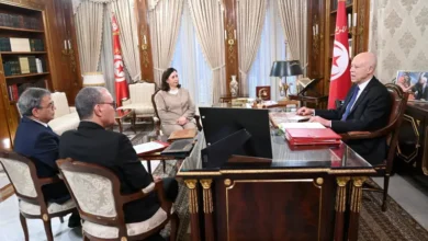 Président Kais Saied Réunion palais Carthage