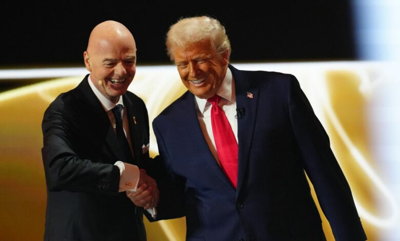 Trump gianni infantino